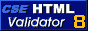 All web pages are verified by CSE HTML Validator Pro 8.0!