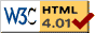 Carolina Web Hosting pages are ALL Valid HTML 4.01!